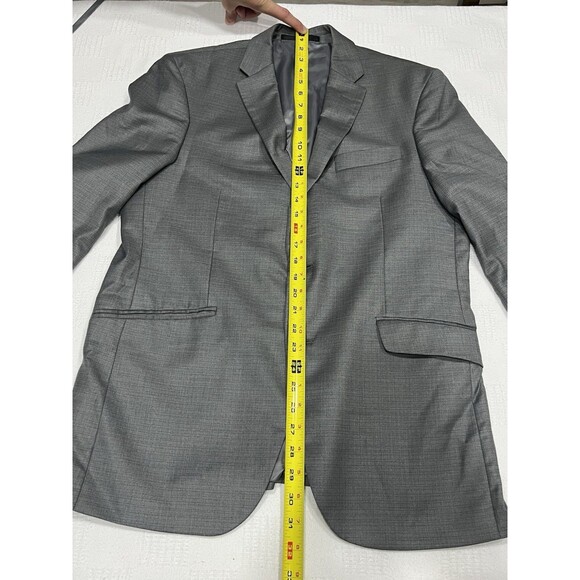 Kenneth Cole Reaction, Men's Blazer Sport Coat Size 40R, Dark Gray Techni-Cole - Picture 12 of 13
